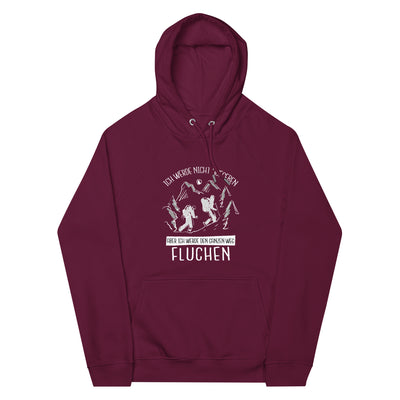 Ich werde nicht aufgeben - Unisex Premium Organic Hoodie wandern xxx yyy zzz Burgundy