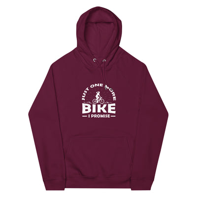 Just one more bike, i promise - Unisex Premium Organic Hoodie fahrrad xxx yyy zzz Burgundy