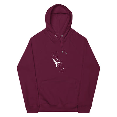 Klettergirl - Unisex Premium Organic Hoodie klettern xxx yyy zzz Burgundy