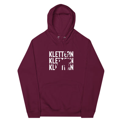 Klettern - Unisex Premium Organic Hoodie klettern xxx yyy zzz Burgundy