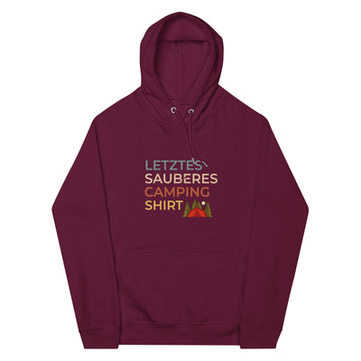 Letztes sauberes Camping Shirt - Unisex Premium Organic Hoodie camping xxx yyy zzz Burgundy