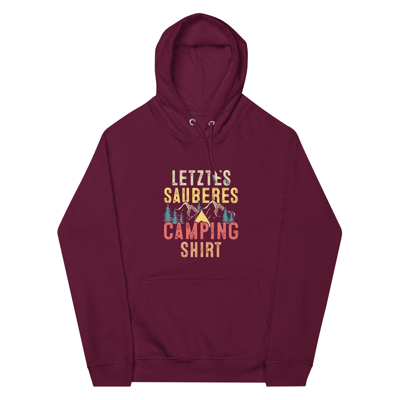 Letztes Sauberes Camping Shirt - Unisex Premium Organic Hoodie camping xxx yyy zzz Burgundy