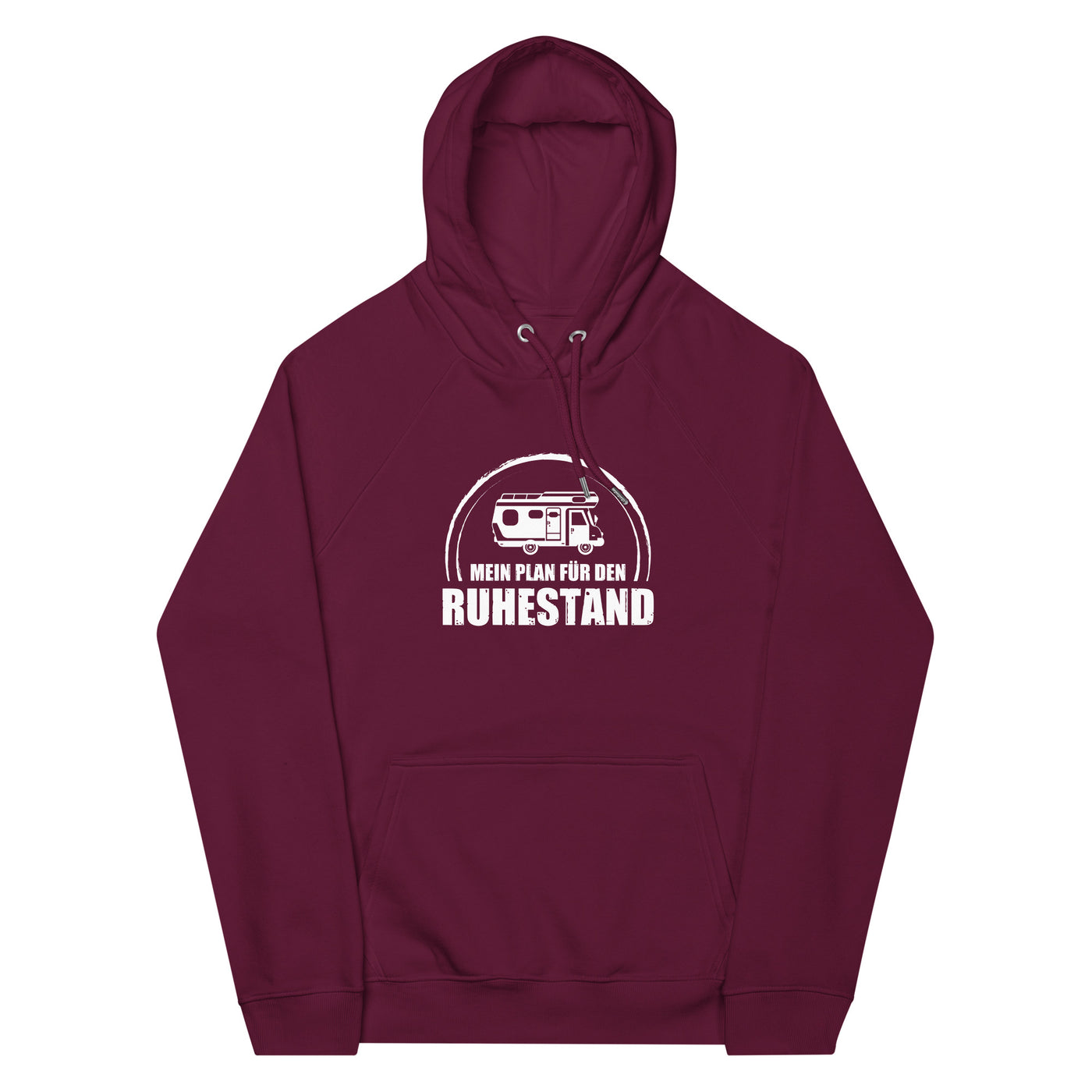 Mein Plan Fur Den Ruhestand - Unisex Premium Organic Hoodie camping xxx yyy zzz Burgundy