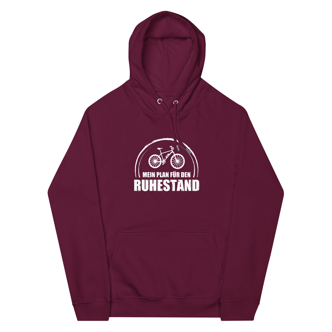 Mein Plan Fur Den Ruhestand - Unisex Premium Organic Hoodie e-bike xxx yyy zzz Burgundy