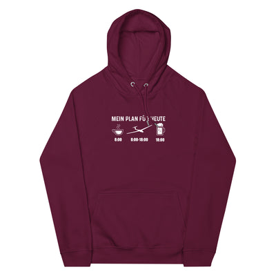 Mein Plan Für Heute - Unisex Premium Organic Hoodie berge xxx yyy zzz Burgundy