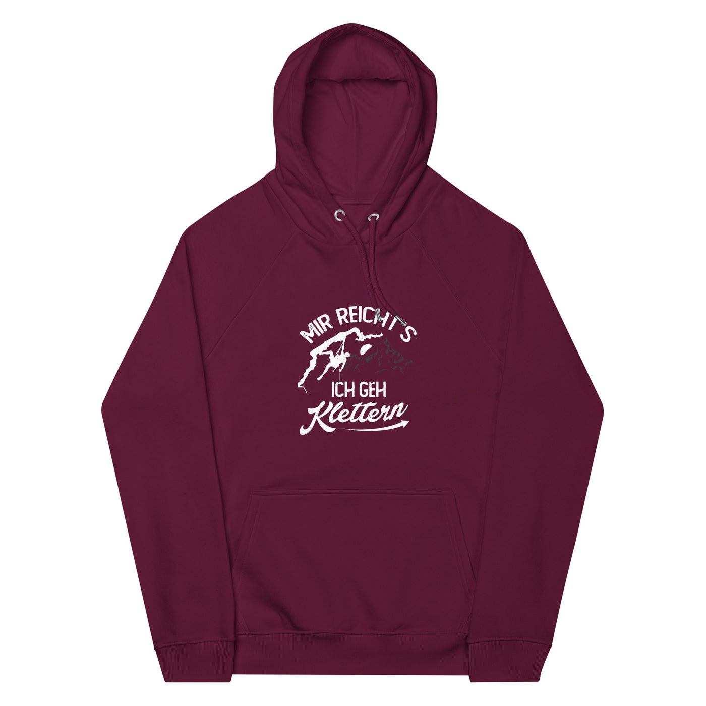 Mir reichts, ich geh Klettern - Unisex Premium Organic Hoodie klettern xxx yyy zzz Burgundy