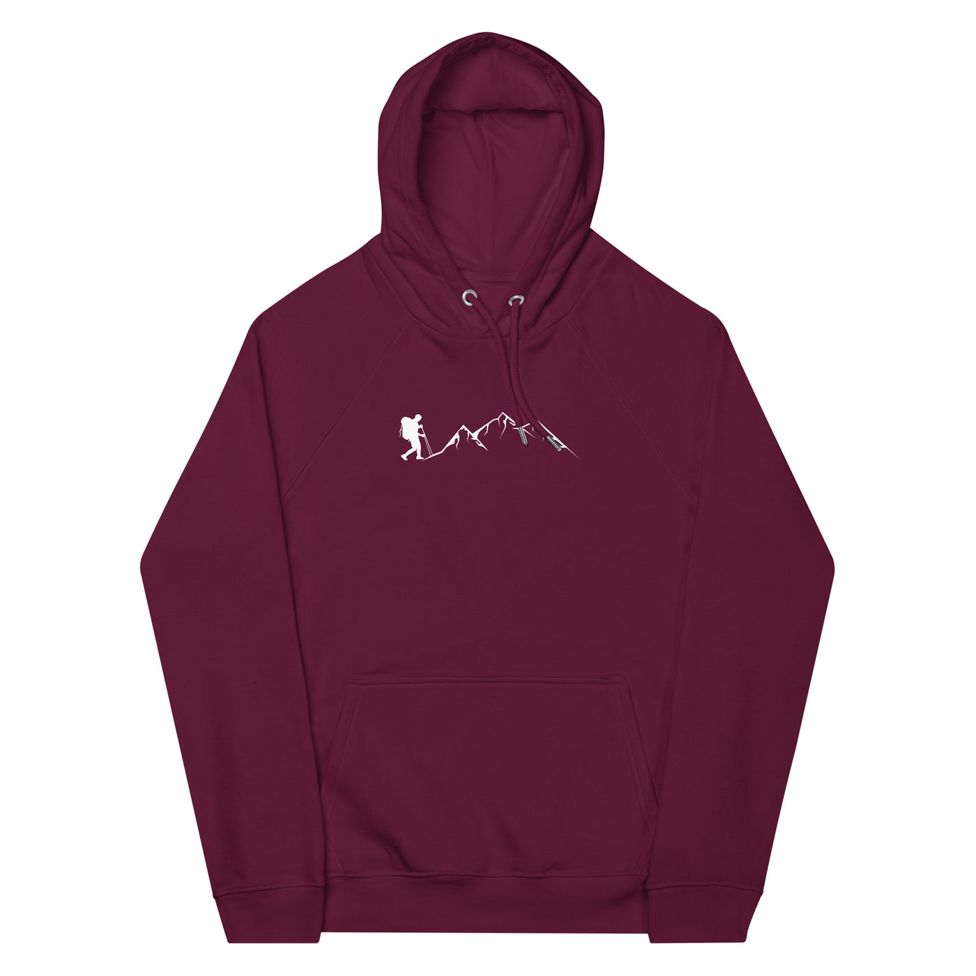 Berge - Wandern - Unisex Premium Organic Hoodie wandern xxx yyy zzz Burgundy