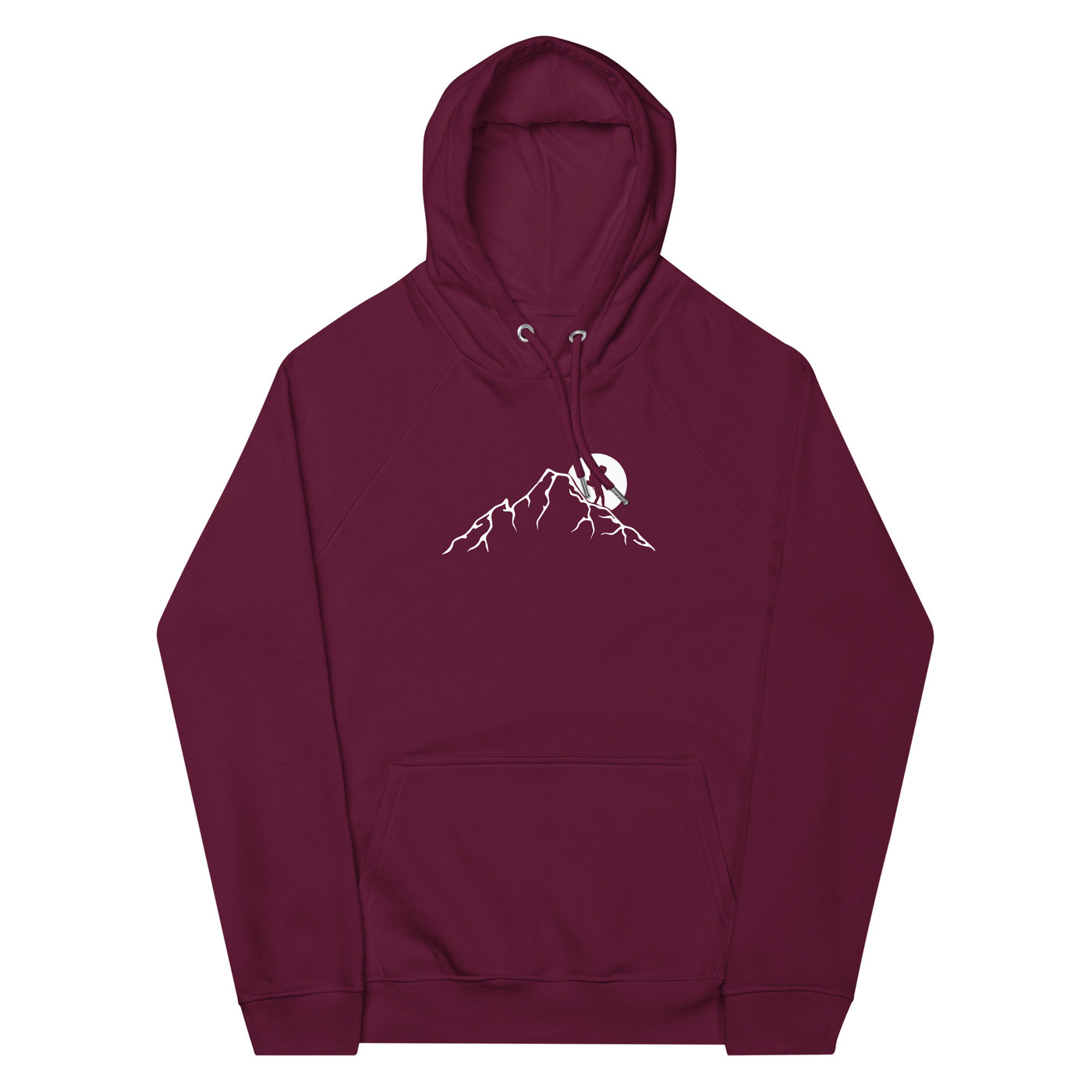 Berge - Wandern - (18) - Unisex Premium Organic Hoodie wandern xxx yyy zzz Burgundy