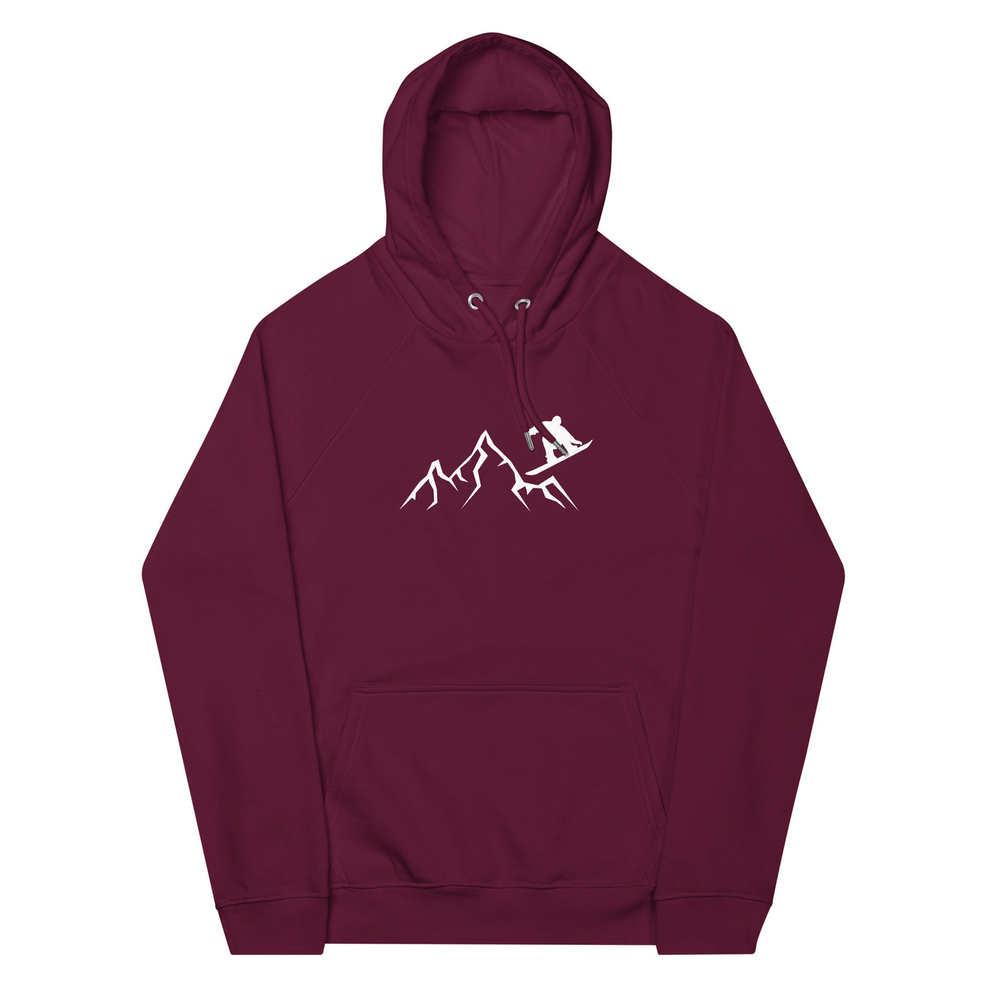 Berge - Snowboarding - (24) - Unisex Premium Organic Hoodie snowboarden xxx yyy zzz Burgundy