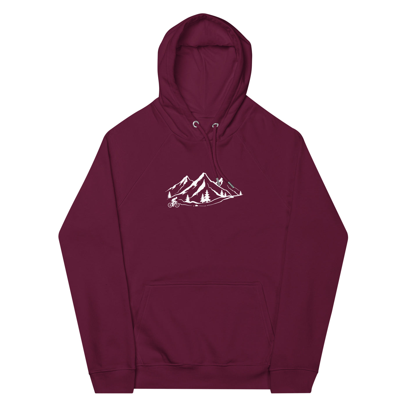 Berge 1 und Radfahren - Unisex Premium Organic Hoodie fahrrad xxx yyy zzz Burgundy