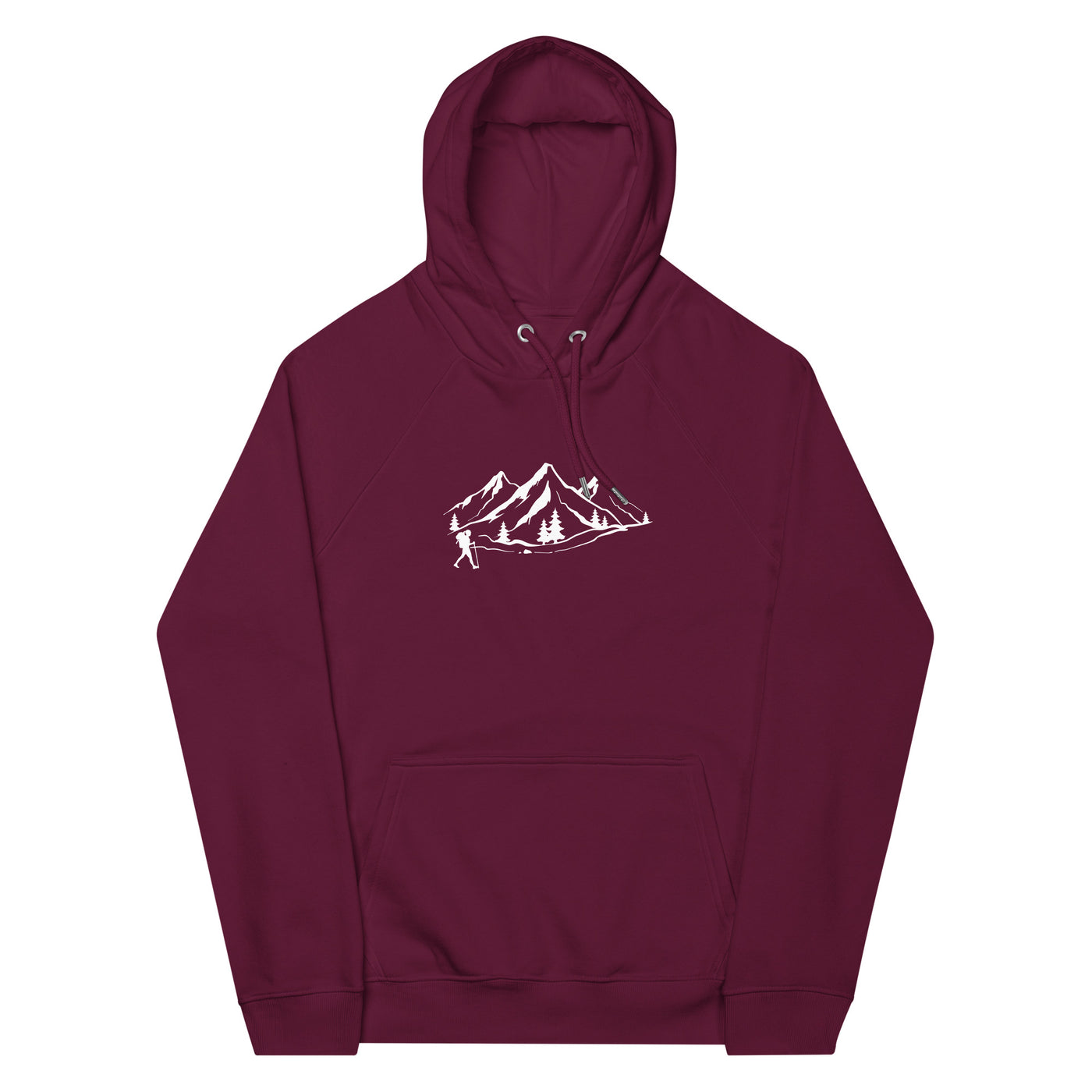 Berge 1 und Wandern - Unisex Premium Organic Hoodie wandern xxx yyy zzz Burgundy