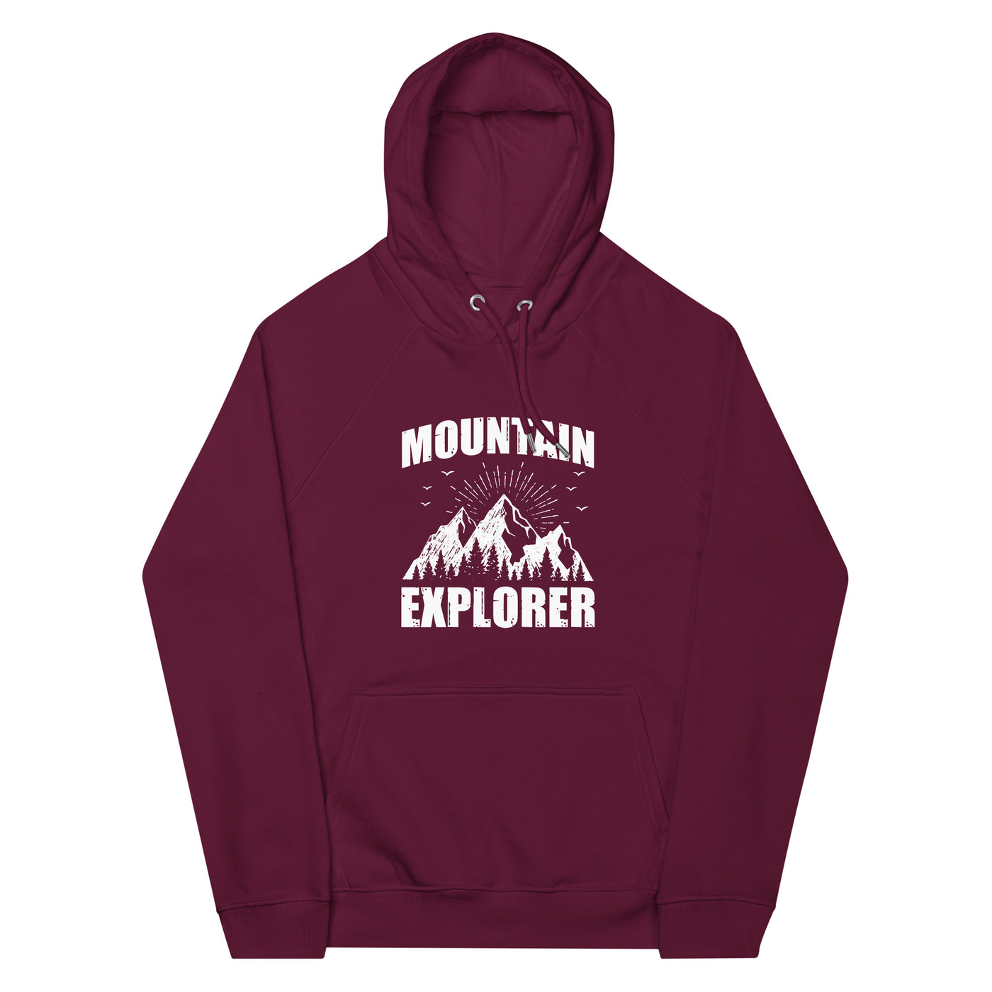 Berge Explorer - Unisex Premium Organic Hoodie berge xxx yyy zzz Burgundy