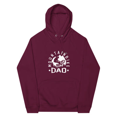 Mountainbike Dad - (M) - Unisex Premium Organic Hoodie xxx yyy zzz Burgundy