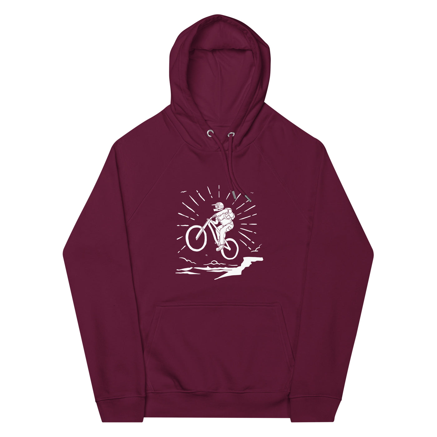 Mountainbiken - (M) - Unisex Premium Organic Hoodie xxx yyy zzz Burgundy