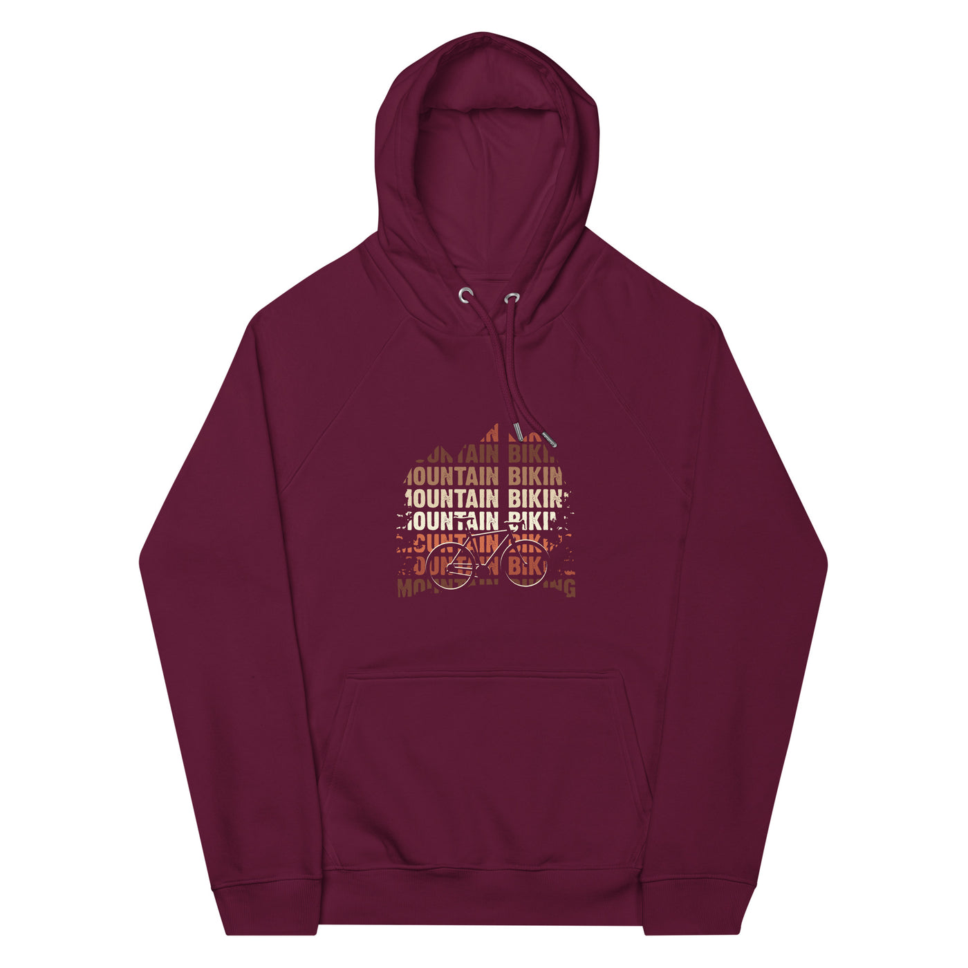 Mountainbiking - (M) - Unisex Premium Organic Hoodie xxx yyy zzz Burgundy