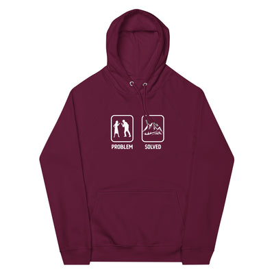 Problem Solved - Berge - Unisex Premium Organic Hoodie berge xxx yyy zzz Burgundy