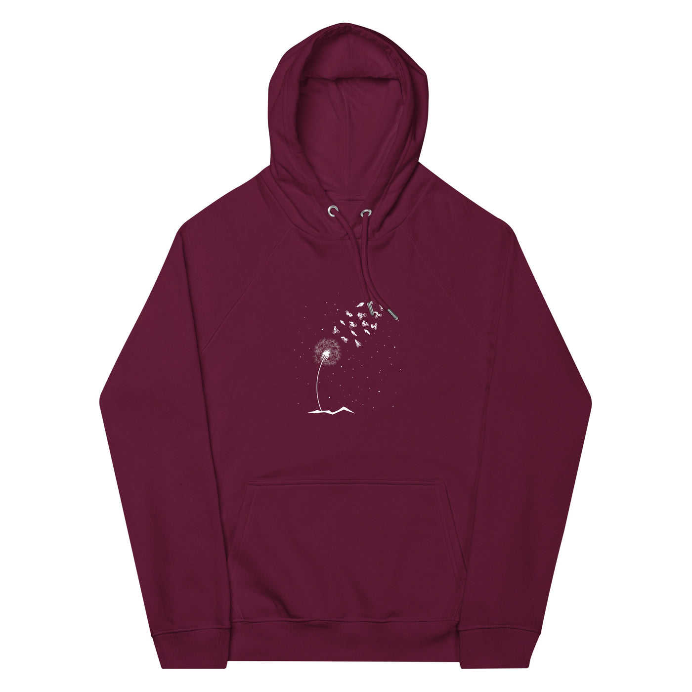 Pusteblume Radfahrer - Unisex Premium Organic Hoodie fahrrad xxx yyy zzz Burgundy