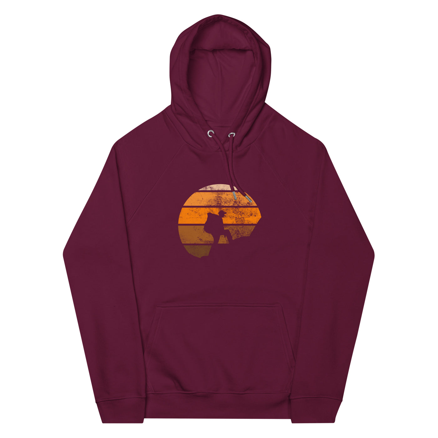 Retro - Wandern - Unisex Premium Organic Hoodie wandern xxx yyy zzz Burgundy