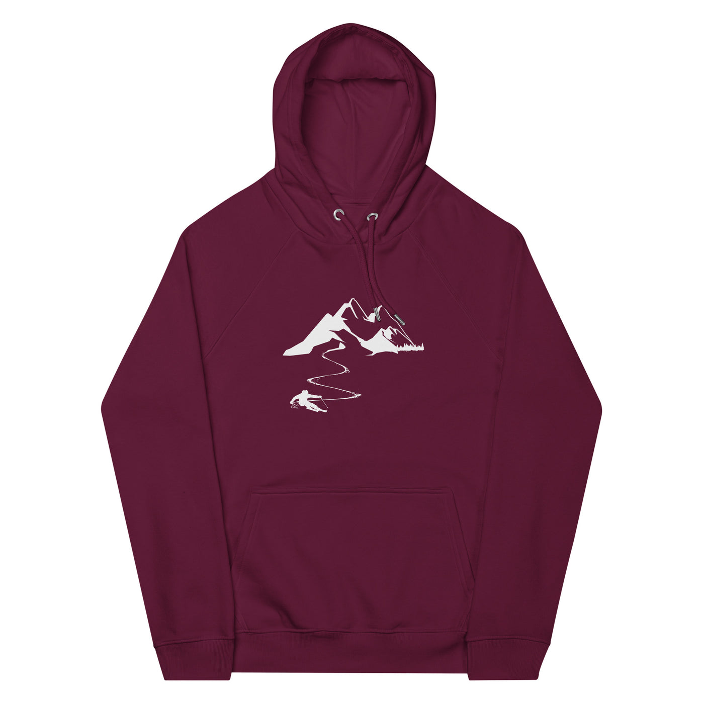 Skisüchtig - Unisex Premium Organic Hoodie klettern ski xxx yyy zzz Burgundy