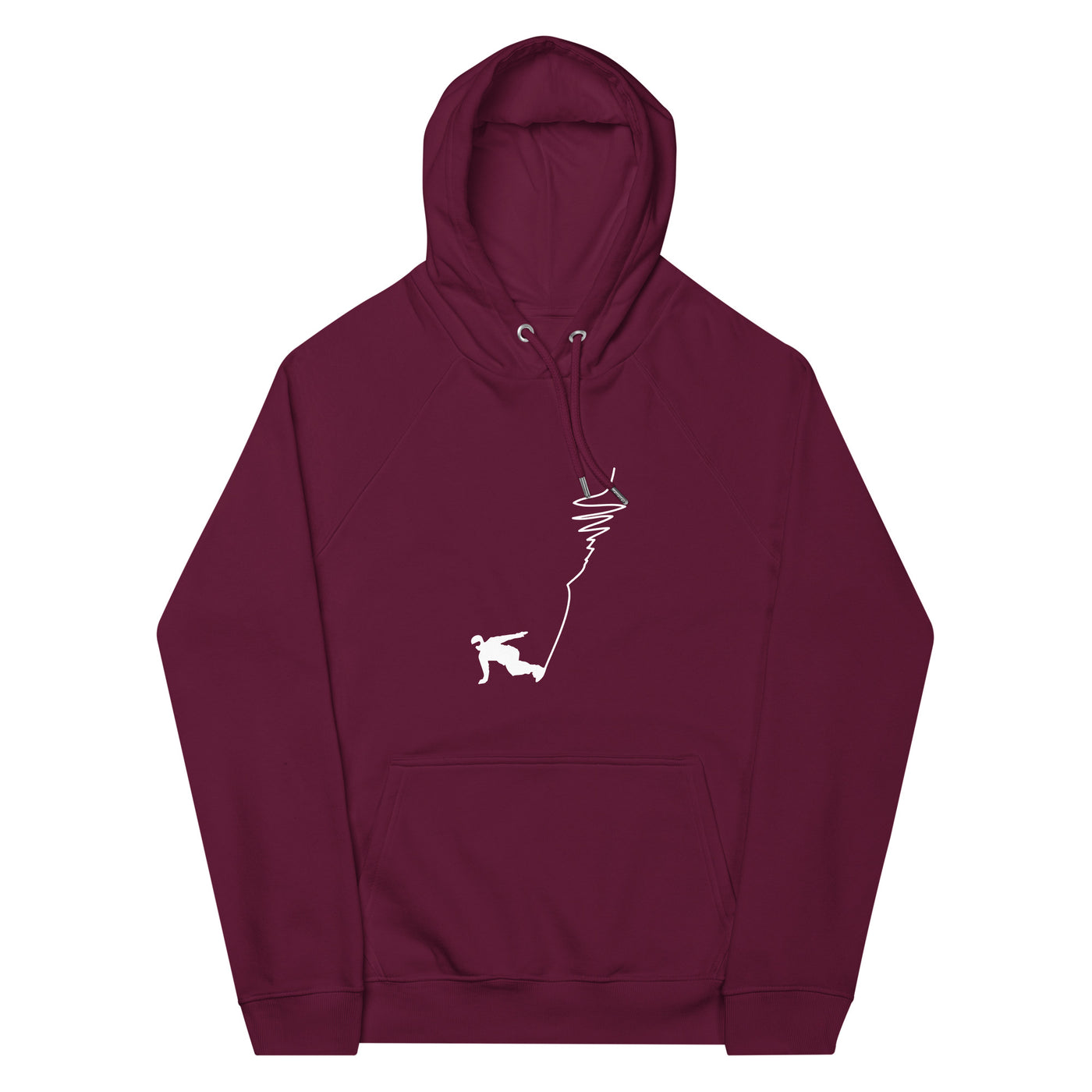 Snowboarding - (19) - Unisex Premium Organic Hoodie snowboarden xxx yyy zzz Burgundy