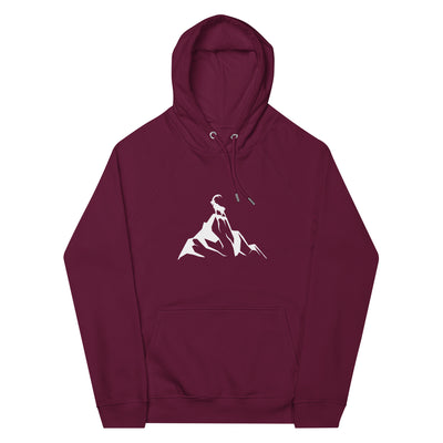 Steinbock am Berg - Unisex Premium Organic Hoodie berge wandern xxx yyy zzz Burgundy