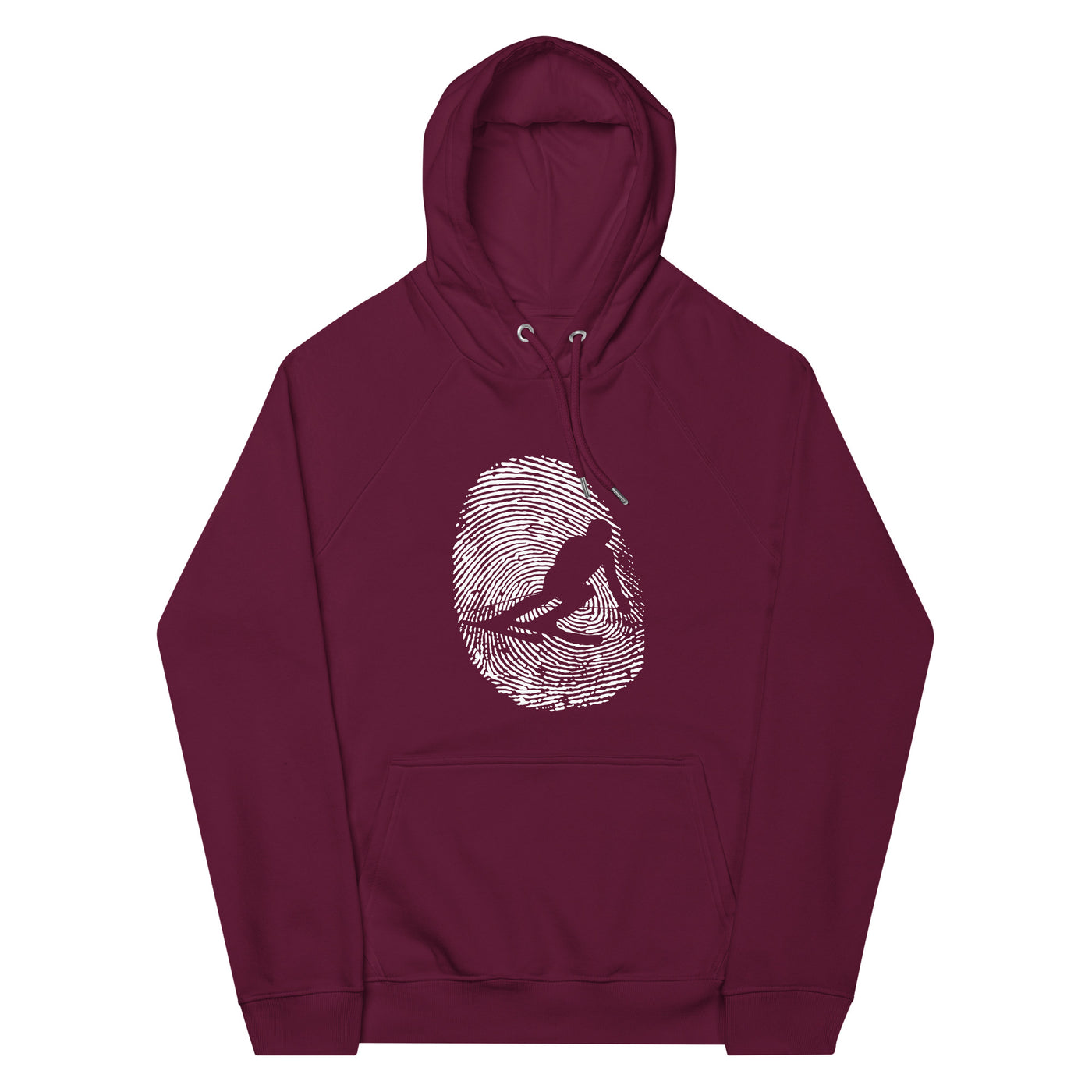 Thumb_Print_-_Skifahren_-_(SK) - Unisex Eco Raglan Hoodie | SOL'S 03568 xxx yyy zzz Burgundy