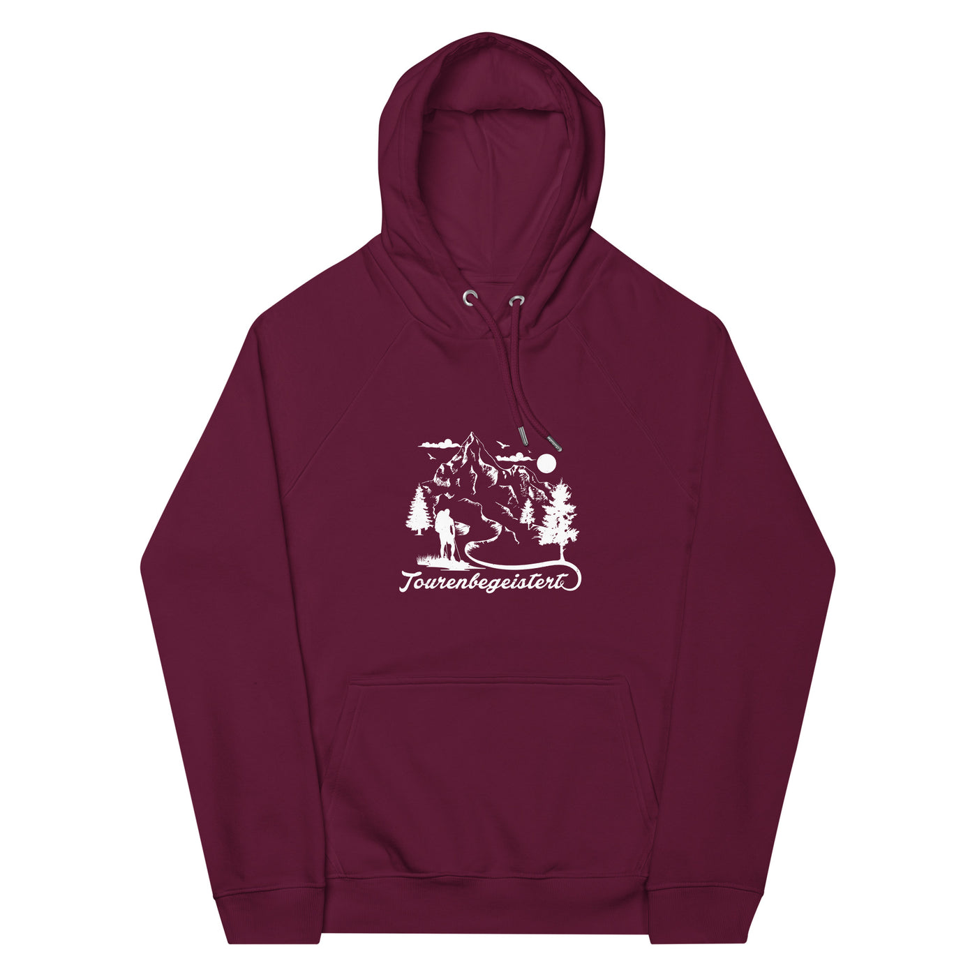 Tourenbegeistert - Unisex Premium Organic Hoodie wandern xxx yyy zzz Burgundy