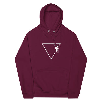 Dreieck 1 und Wandern - Unisex Premium Organic Hoodie wandern xxx yyy zzz Burgundy