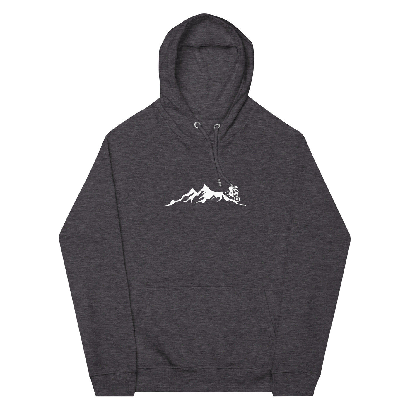 Mountain - Mountainbike - Unisex Premium Organic Hoodie mountainbike Charcoal Melange