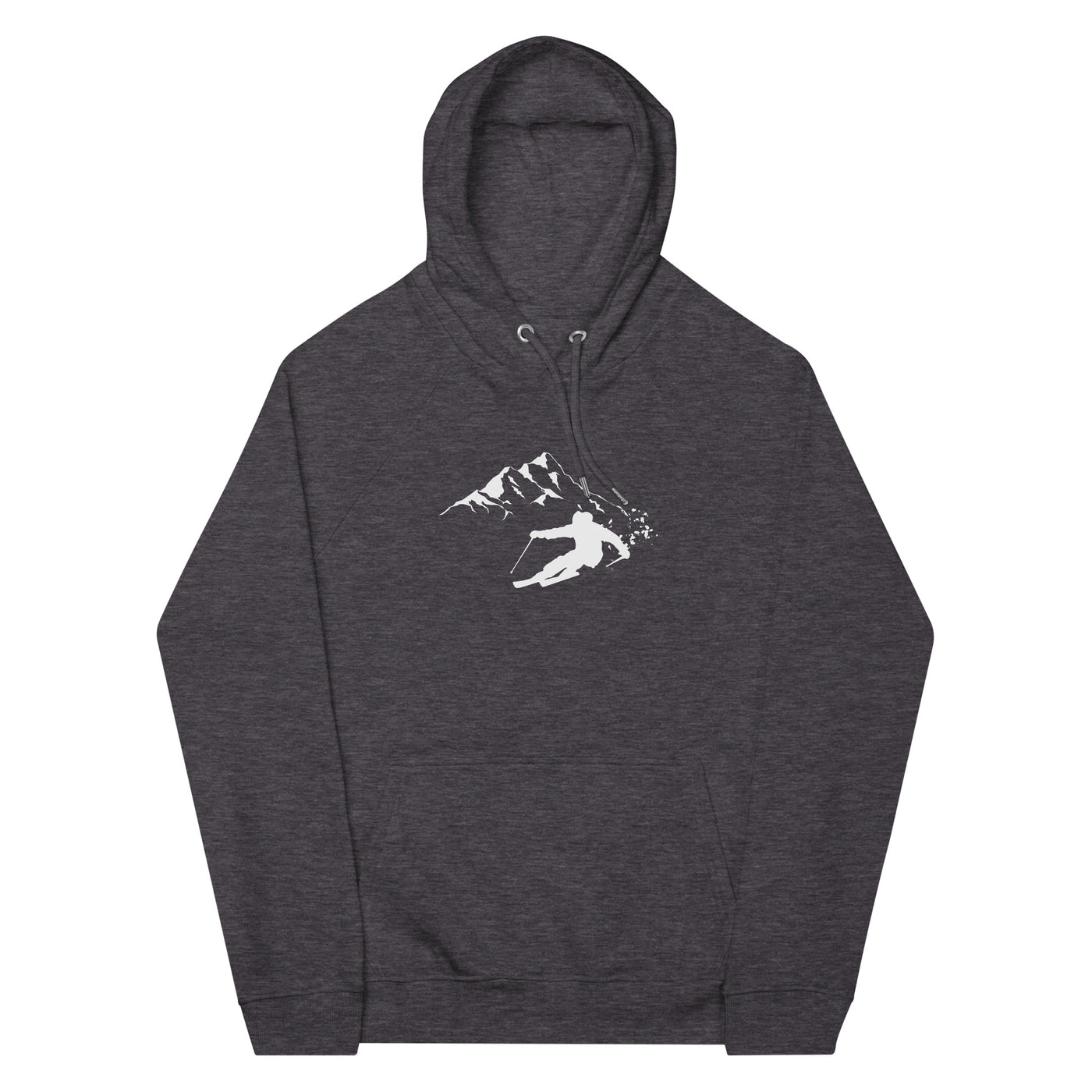 Tiefschnee Skier - Unisex Premium Organic Hoodie ski Charcoal Melange