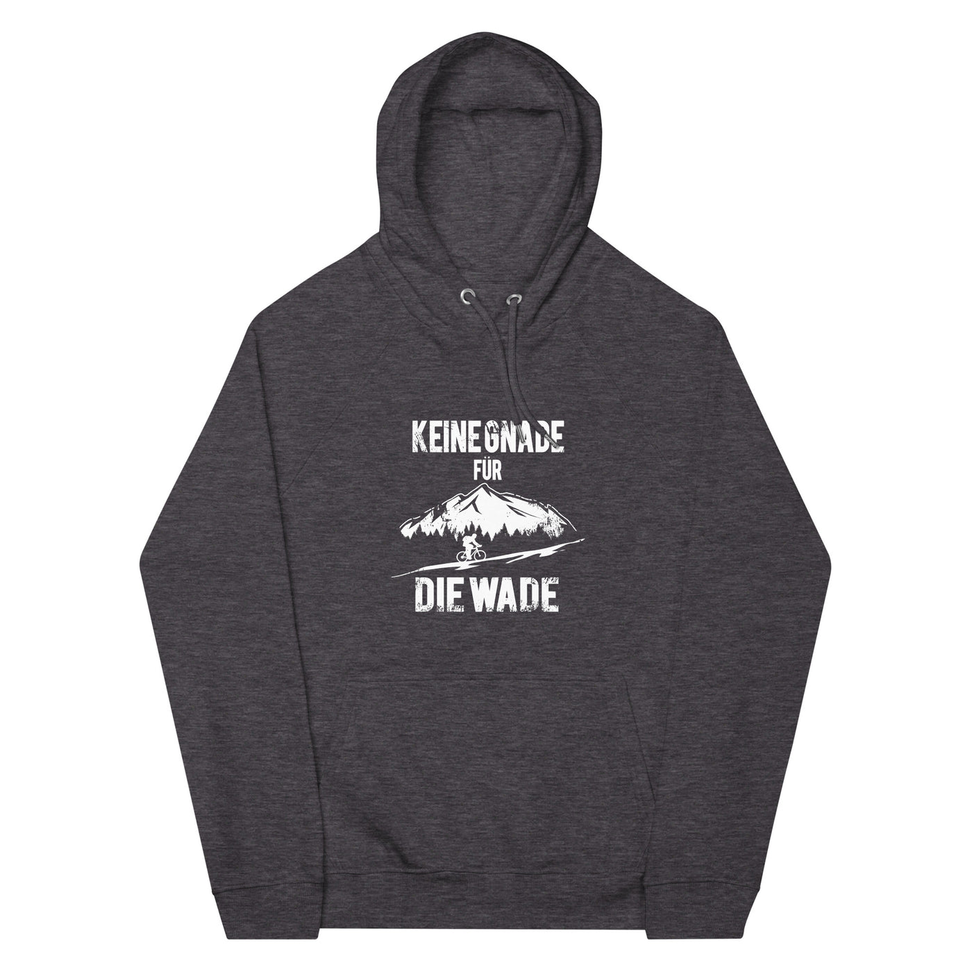 Keine Gnade - für die Wade - Unisex Premium Organic Hoodie fahrrad mountainbike Charcoal Melange