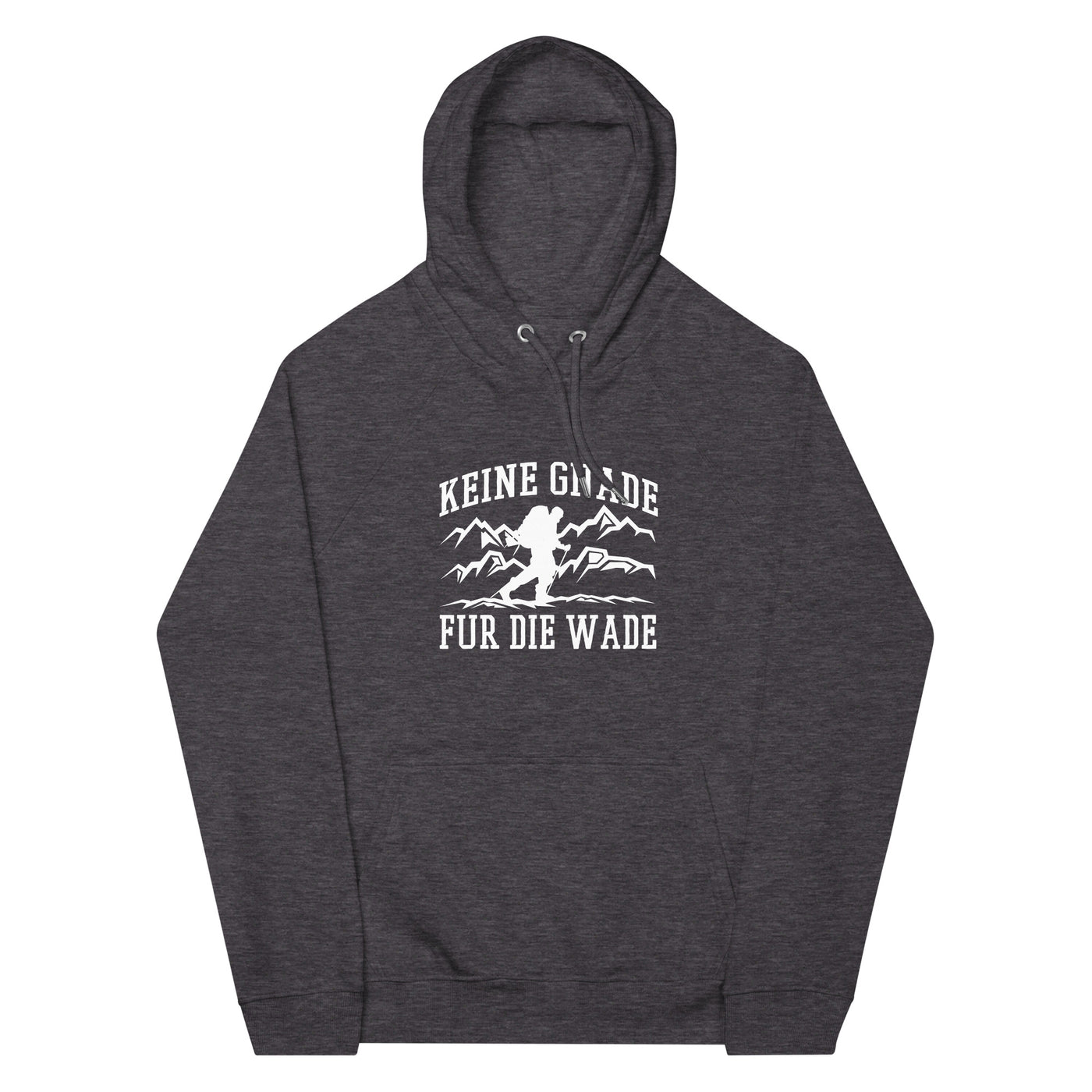 Keine Gnade, für die Wade - Unisex Premium Organic Hoodie wandern xxx yyy zzz Charcoal Melange