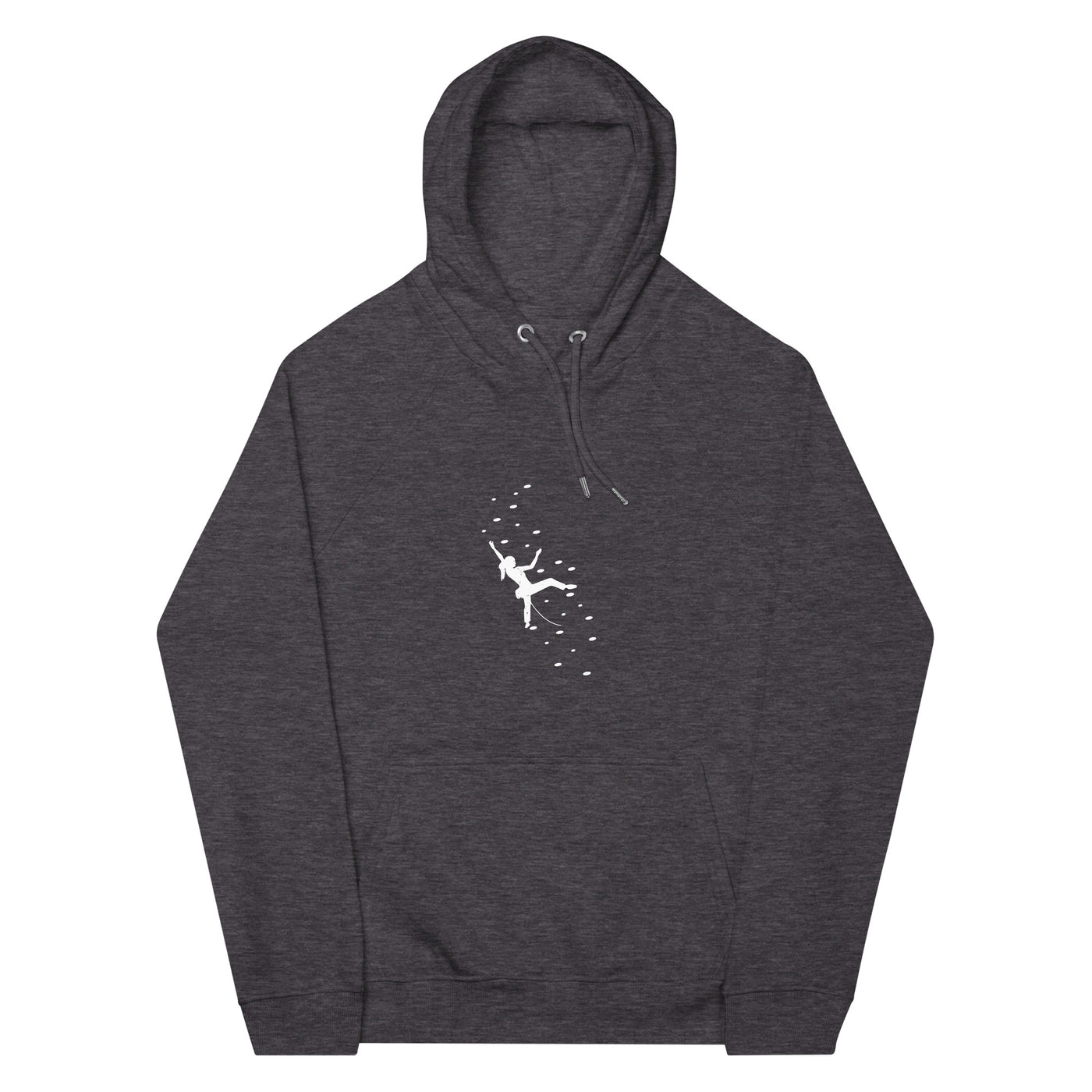 Klettergirl - Unisex Premium Organic Hoodie klettern xxx yyy zzz Charcoal Melange