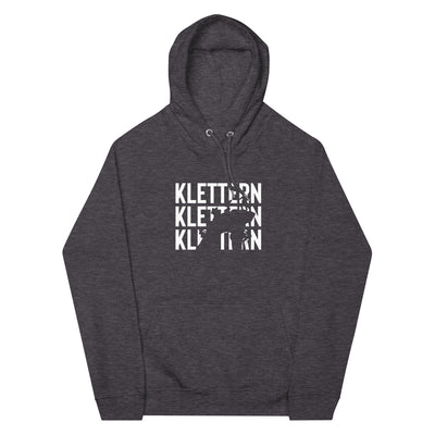 Klettern - Unisex Premium Organic Hoodie klettern xxx yyy zzz Charcoal Melange