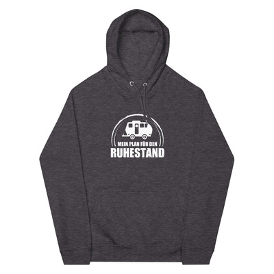 Mein Plan Fur Den Ruhestand 2 - Unisex Premium Organic Hoodie camping xxx yyy zzz Charcoal Melange