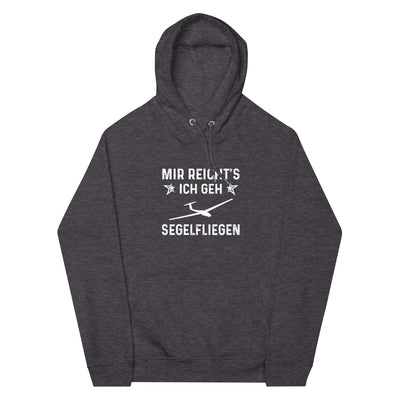 Mir Reicht's Ich Gen Segelfliegen - Unisex Premium Organic Hoodie berge xxx yyy zzz Charcoal Melange