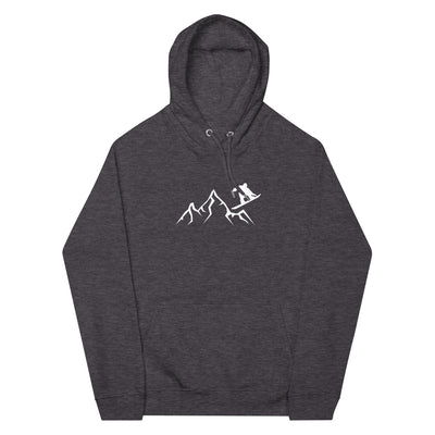 Berge - Snowboarding - (24) - Unisex Premium Organic Hoodie snowboarden xxx yyy zzz Charcoal Melange