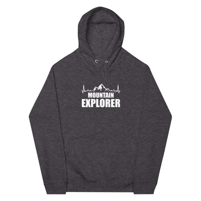 Berge Explorer 1 - Unisex Premium Organic Hoodie berge xxx yyy zzz Charcoal Melange