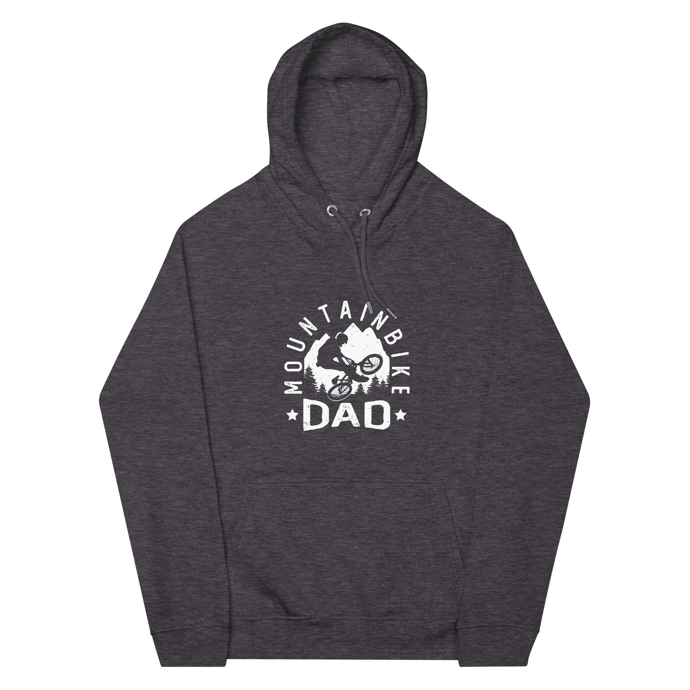 Mountainbike Dad - (M) - Unisex Premium Organic Hoodie xxx yyy zzz Charcoal Melange