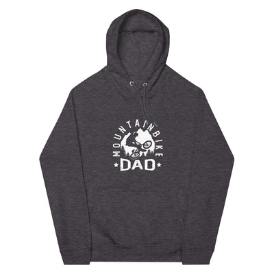 Mountainbike Dad - (M) - Unisex Premium Organic Hoodie xxx yyy zzz Charcoal Melange