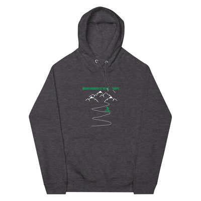 Mountainbiken ist meine Therapie - (M) - Unisex Premium Organic Hoodie xxx yyy zzz Charcoal Melange