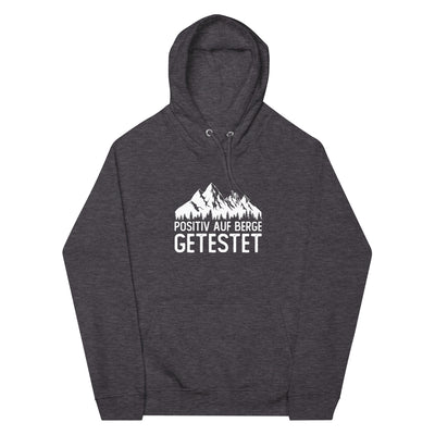 Positiv auf Berge getestet - Unisex Premium Organic Hoodie berge xxx yyy zzz Charcoal Melange