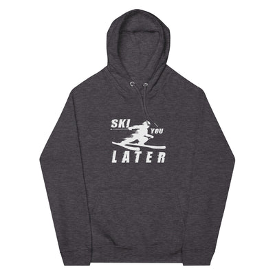 Ski you Later - Unisex Premium Organic Hoodie klettern ski xxx yyy zzz Charcoal Melange