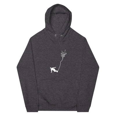 Snowboarding - (19) - Unisex Premium Organic Hoodie snowboarden xxx yyy zzz Charcoal Melange