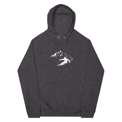 Tiefschnee Skier - Unisex Premium Organic Hoodie klettern ski xxx yyy zzz Charcoal Melange