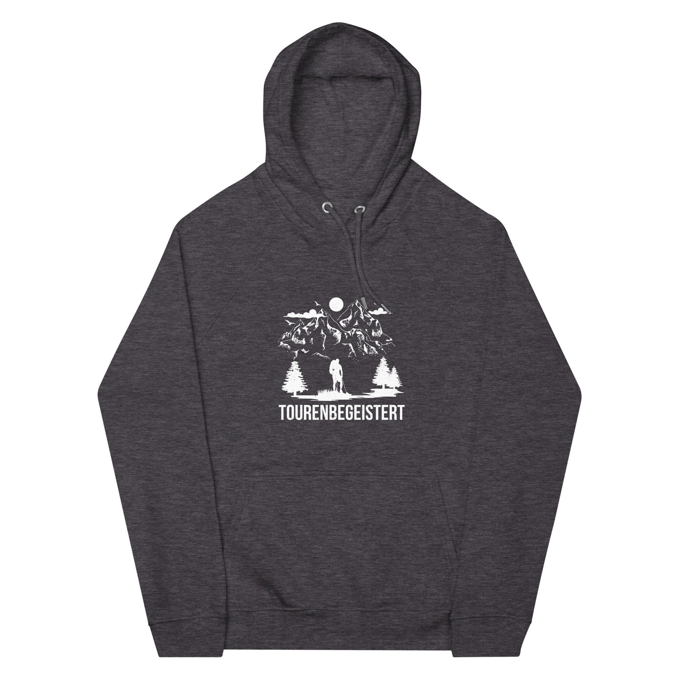 Tourenbegeisterung - Unisex Premium Organic Hoodie wandern xxx yyy zzz Charcoal Melange