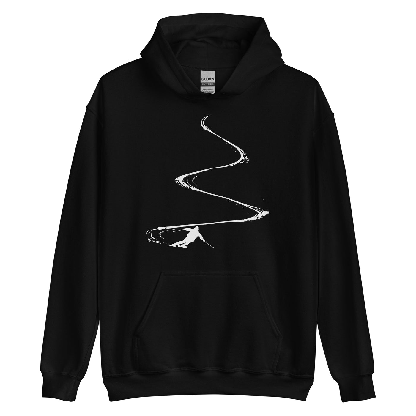 Skibrettln - Unisex Hoodie ski Schwarz