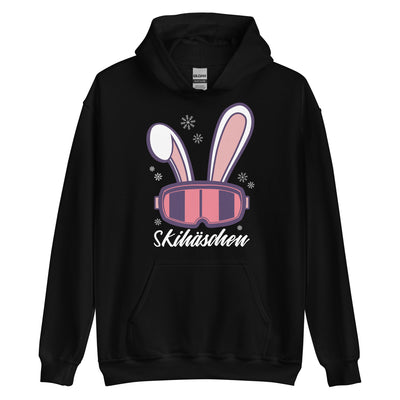 Skihäschen - (S.K) - Unisex Hoodie klettern Schwarz