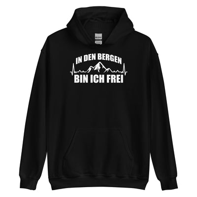 In Den Bergen Bin Ich Frei 1 - Unisex Hoodie berge xxx yyy zzz Black