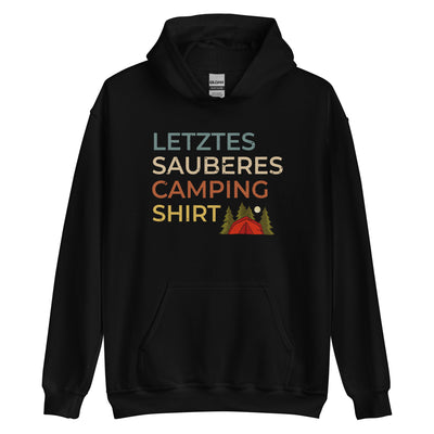 Letztes sauberes Camping Shirt - Unisex Hoodie camping xxx yyy zzz Black